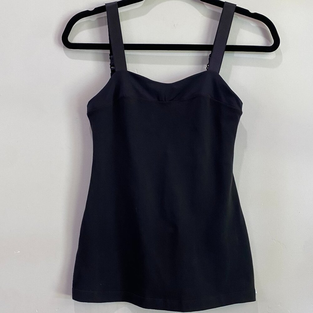 Lululemon | Fitted Pull-On Adjustable Straps Tank-Top in Black | Size 4 Women's - Picture 2 of 12